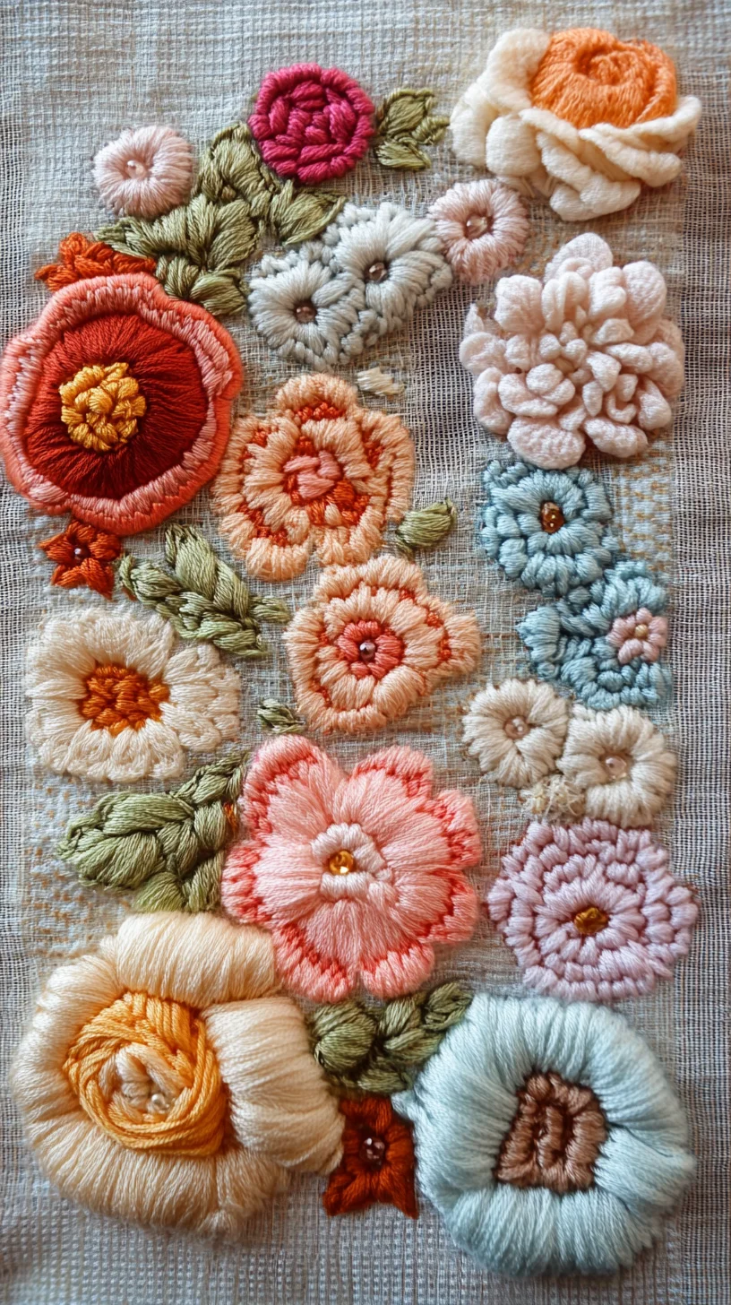 Blooming Embroidery: Elevate Your Style with Floral Textile Artistry