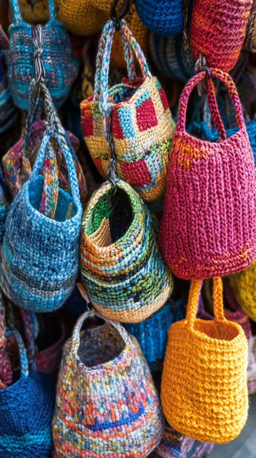 Bright and Bold: Elevate Your Look with Handwoven Crochet Bags