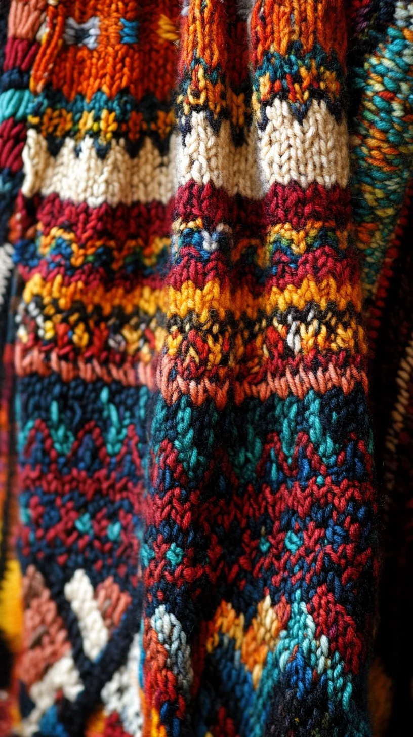 Bring Cozy Vibes to Life with Colorful Knit Patterns for Fall Fashion