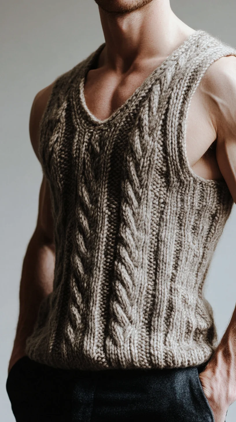 Cable Knit Tank Tops: The Perfect Blend of Comfort and Style