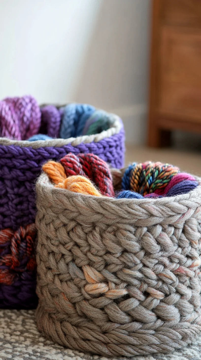 Chic and Cozy: Elevate Your Space with Stylish Handwoven Storage Baskets