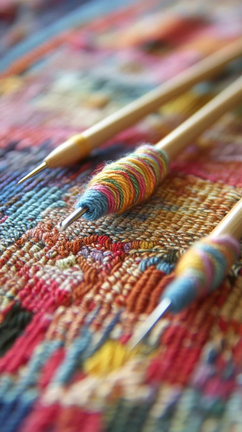 Colorful Texture: Bringing Vibrant Threads to Life in Your Crafts