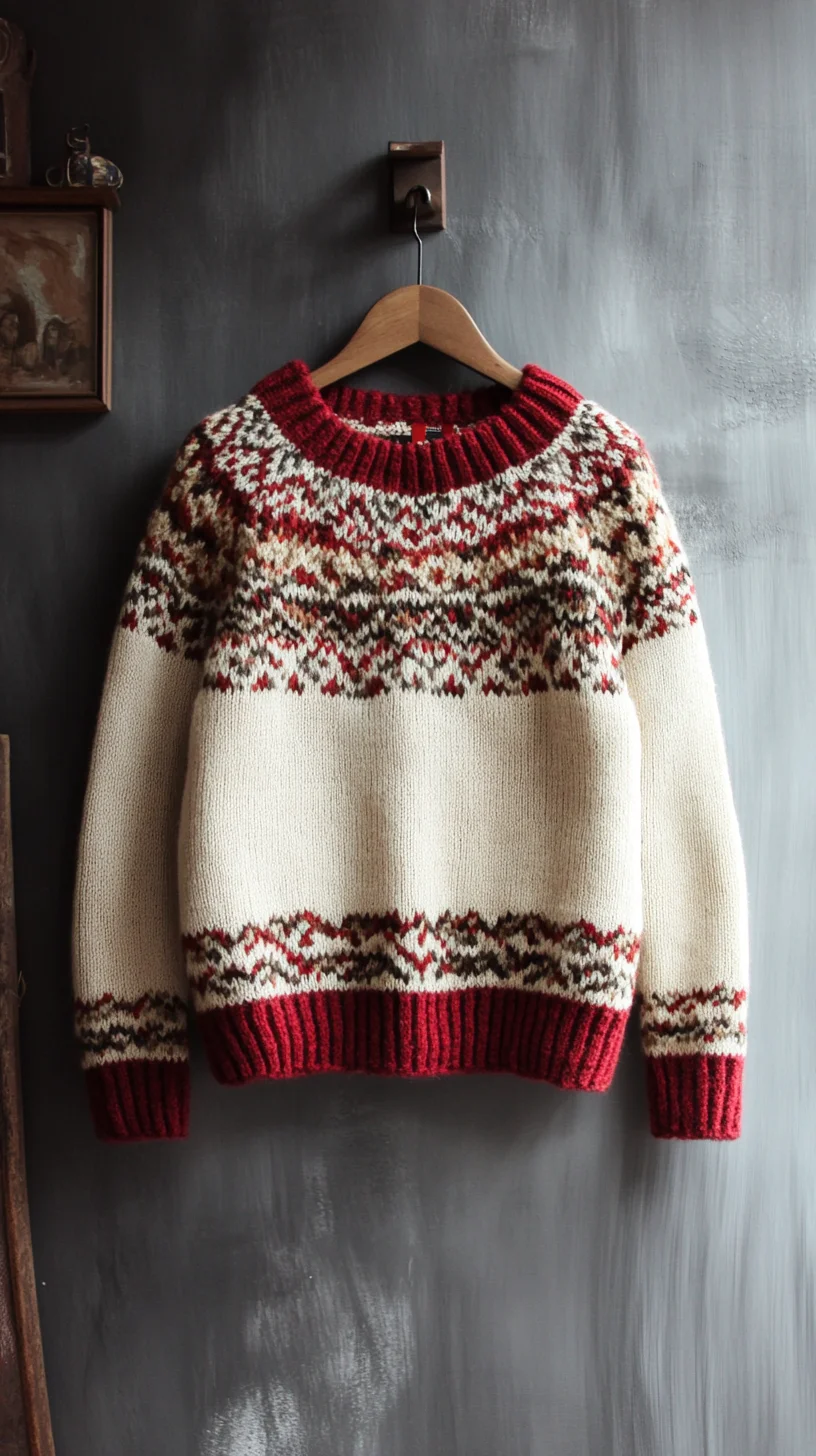 Cozy and Chic: Embrace the Timeless Appeal of Fair Isle Knitwear