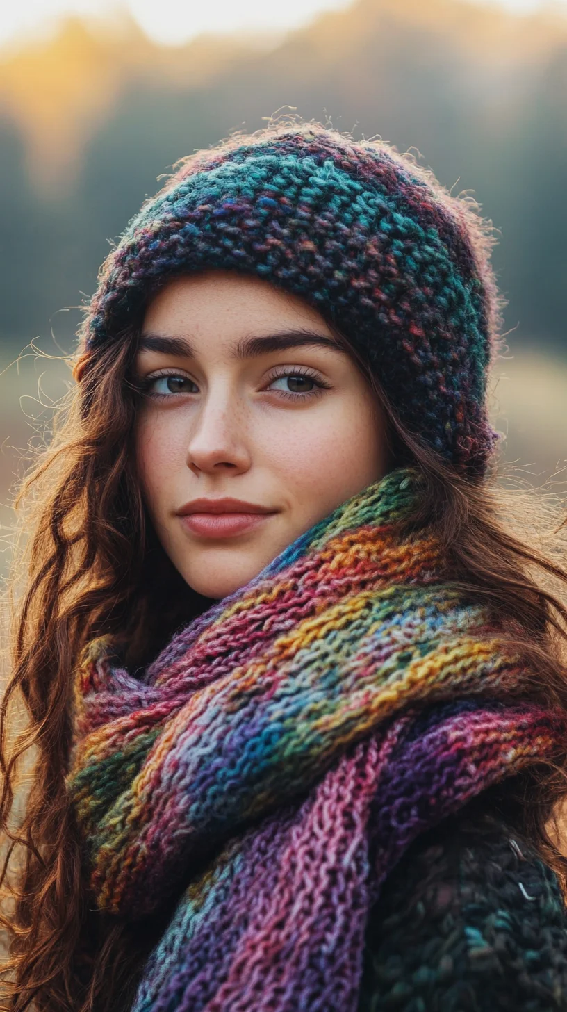 Cozy and Colorful: Embrace the Bohemian Vibe with Vibrant Knit Accessories