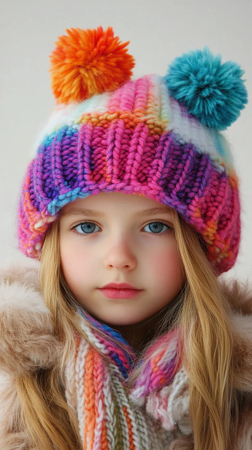 Cozy and Colorful: Embrace Whimsy with a Chunky Knit Hat