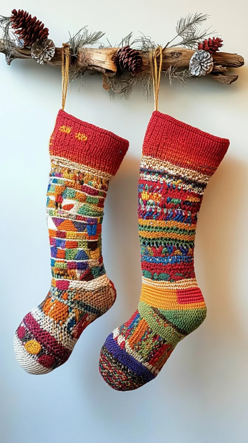 Cozy and Colorful: Handcrafted Holiday Stockings to Brighten Your Home