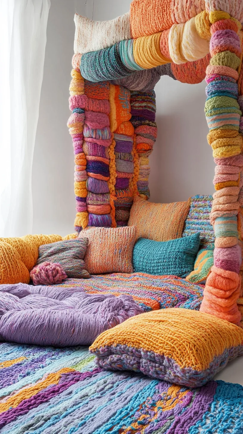 Cozy and Colorful Textiles: Transform Your Space with Vibrant Yarn Creations