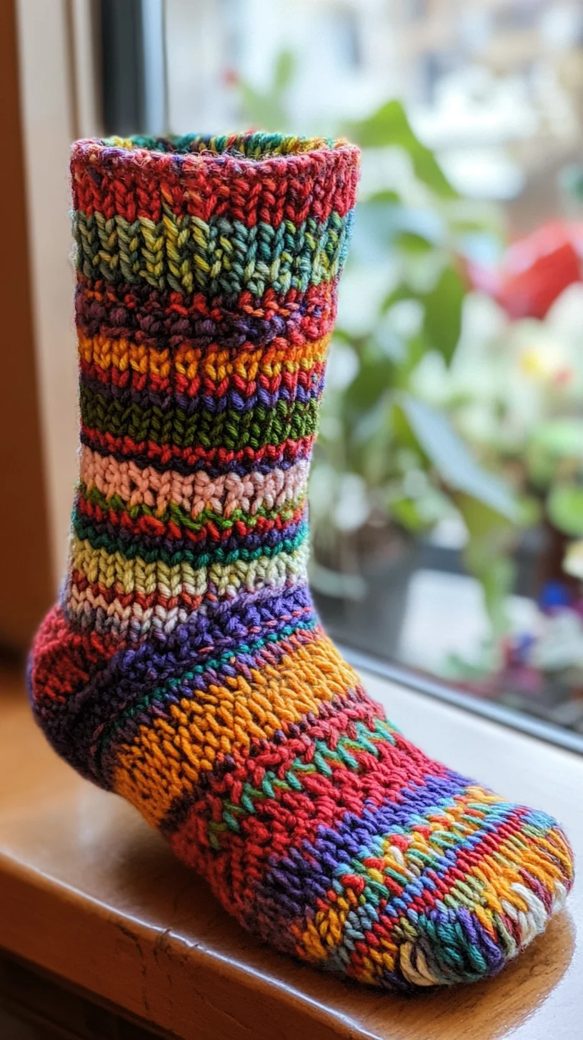 Cozy and Colorful: The Ultimate Hand-Knitted Sock for Every Occasion