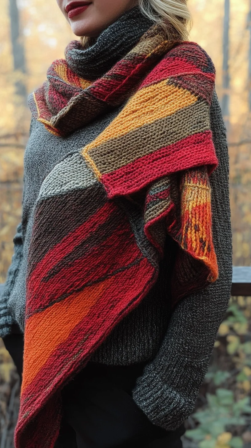 Cozy Autumn Layers: Embrace Bold Colors and Textures This Season