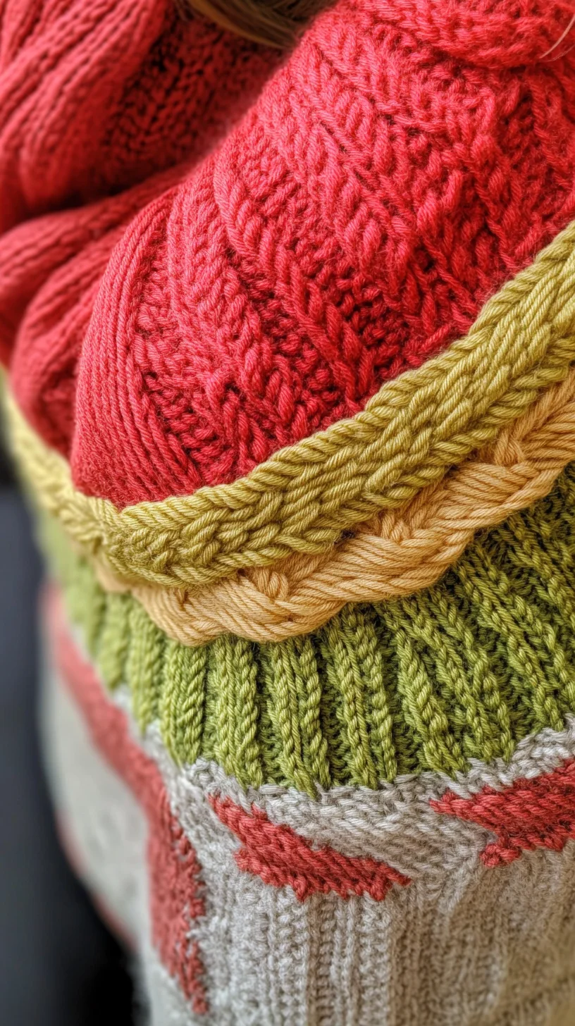 Cozy Cable Knit Patterns: Elevate Your Winter Wardrobe with Bold Colors