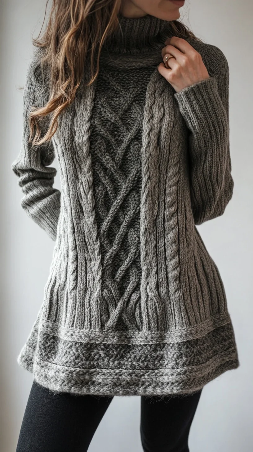 Cozy Cable Knit Sweater: Perfect Blend of Comfort and Style for Fall