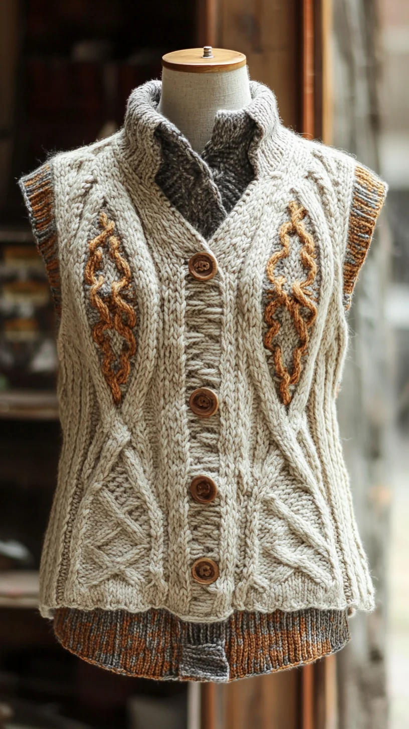 Cozy Chic: Elevate Your Look with Cable Knit Layering Vests