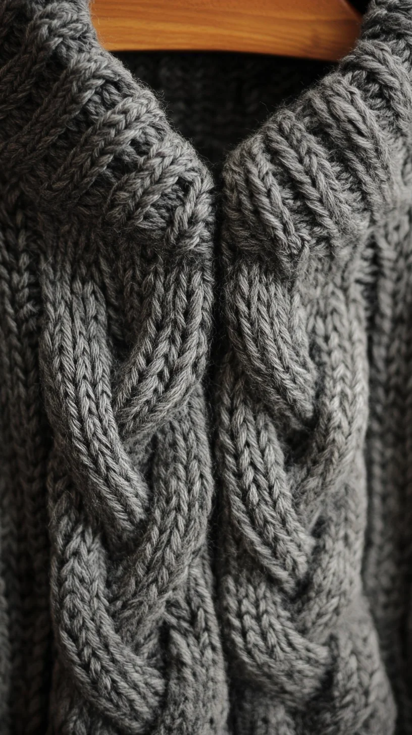 Cozy Chic: Elevate Your Winter Wardrobe with Knit Cable Sweaters