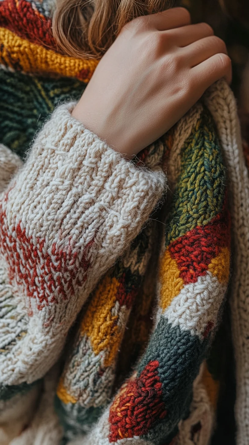 Cozy Chic: Embrace Autumn with Textured Knitted Fabrics