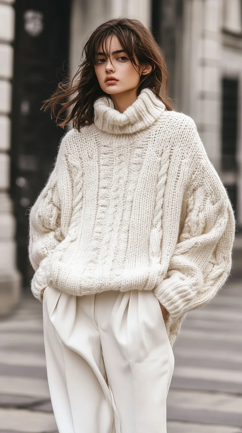 Cozy Chic: Embrace Oversized Knitwear for Effortless Style