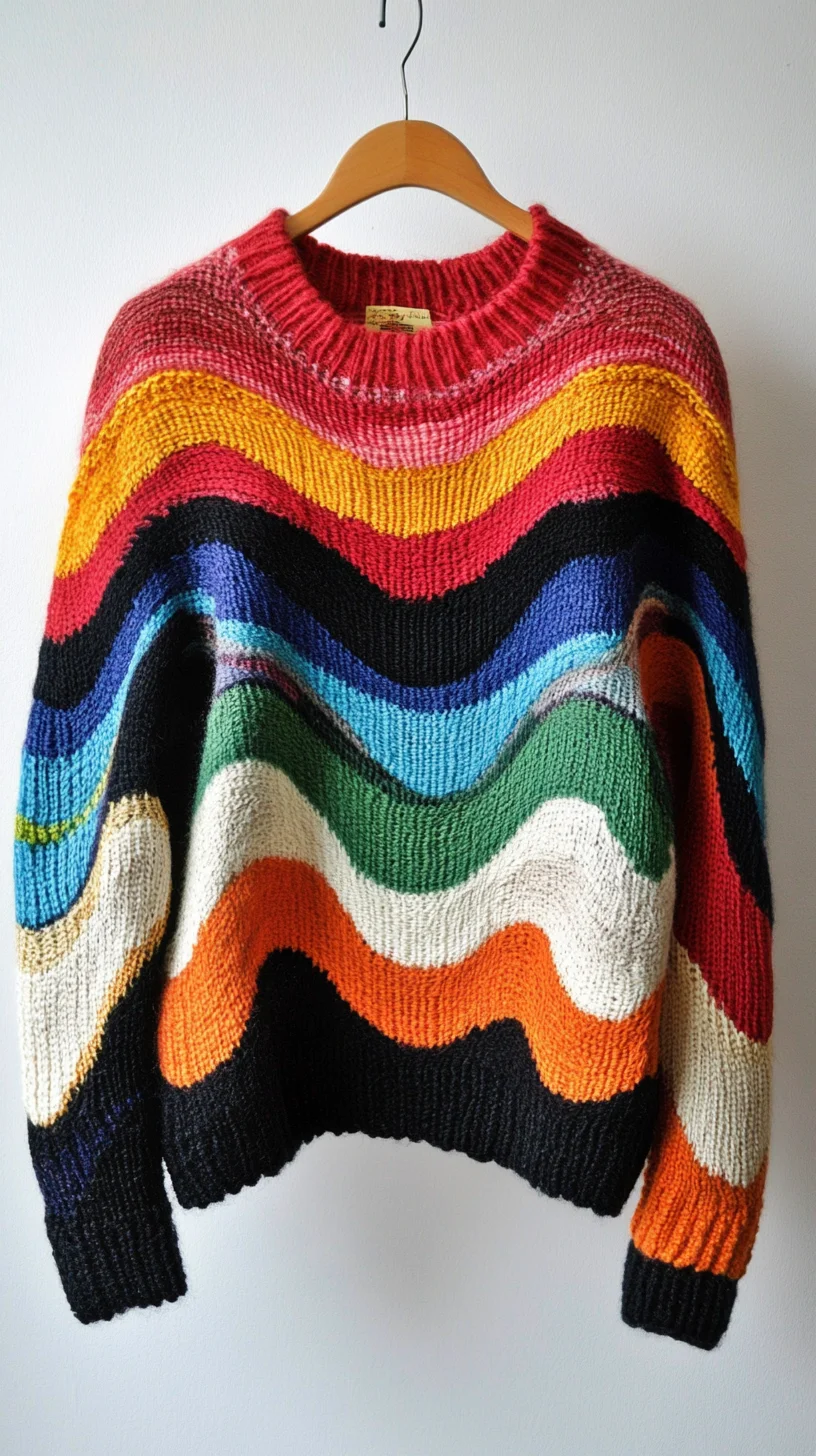 Cozy Chic: Embrace the Bold Waves of Colorful Knitwear this Season