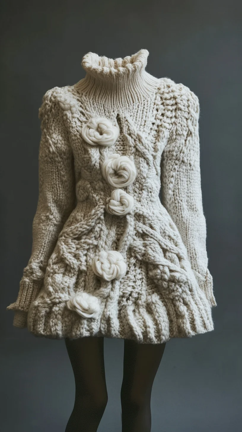 Cozy Chic: Embrace the Elegance of Hand-Knitted Sweater Dress Styles