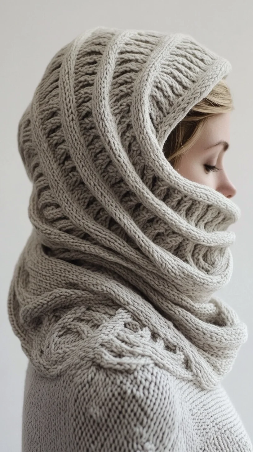 Cozy Chic: Embrace the Elegance of Textured Knit Scarves