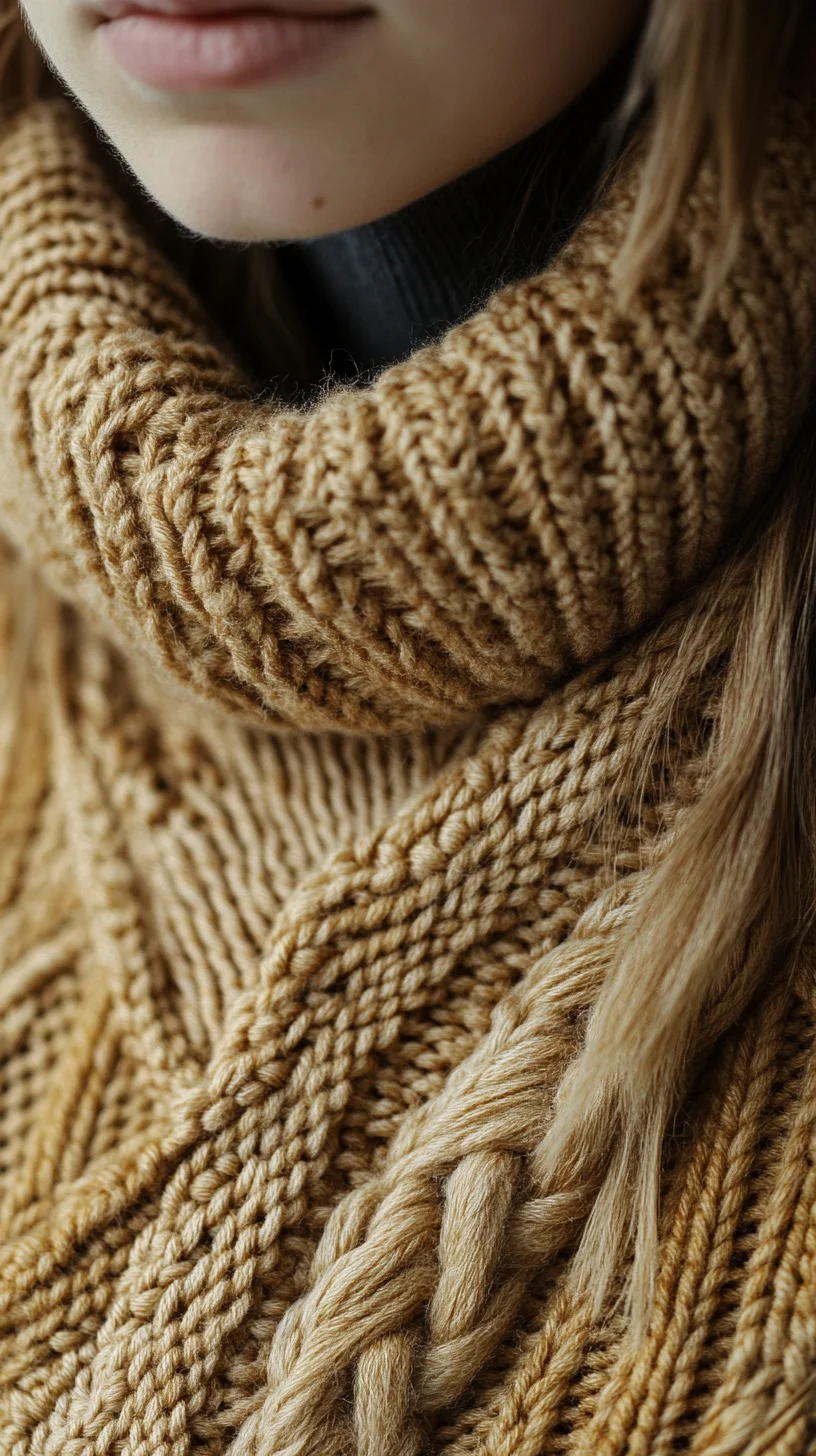 Cozy Chic: Embrace the Warmth of Textured Knitwear This Season