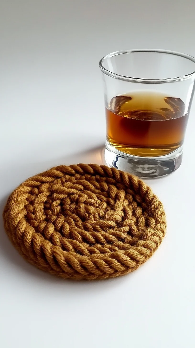 Cozy Chic: Handmade Rope Coasters for an Inviting Home Vibe