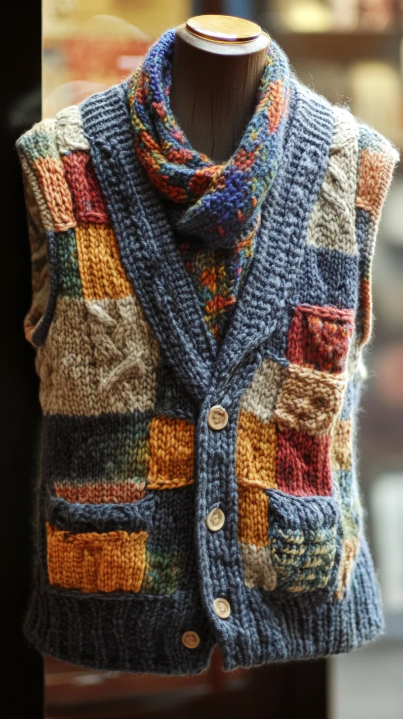 Cozy Chic: Mastering the Art of Patchwork Knitwear for Effortless Style