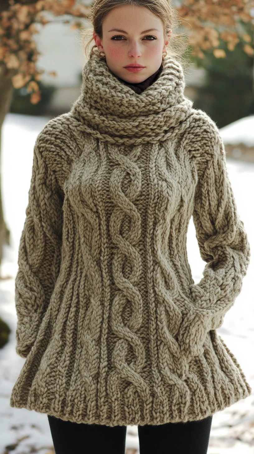 Cozy Chic: The Ultimate Chunky Knit Sweater for Effortless Winter Style