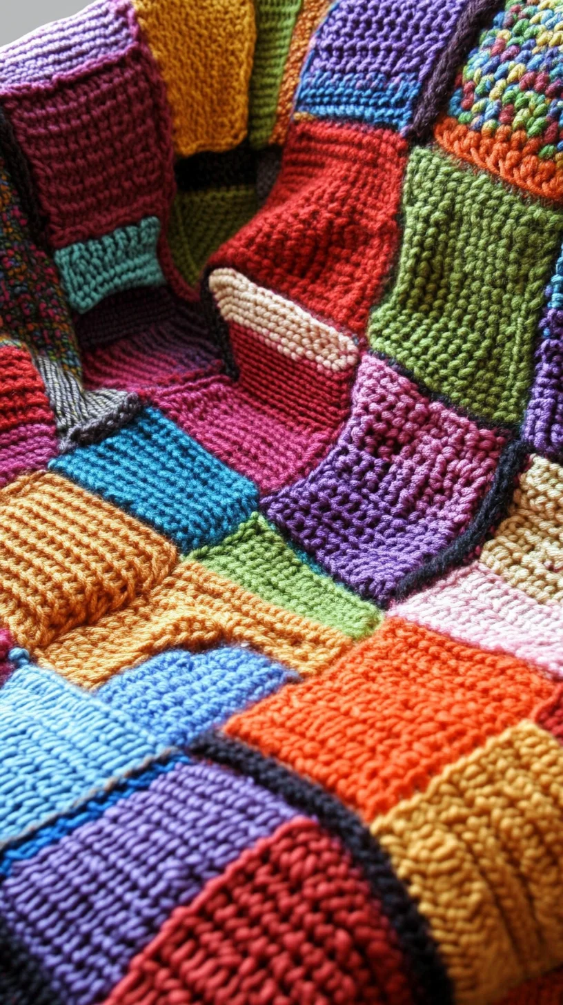 Cozy Colorful Crochet: Embrace the Boho Vibe with This Vibrant Blanket Style