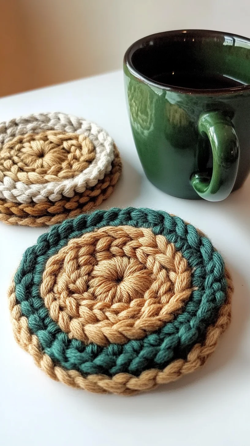 Cozy Craft: Stylish Crochet Coasters to Elevate Your Home Decor