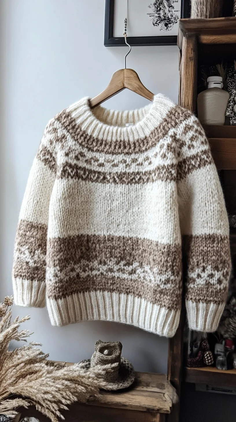 Cozy Elegance: Embrace the Chunky Knit Sweater Trend for Ultimate Comfort