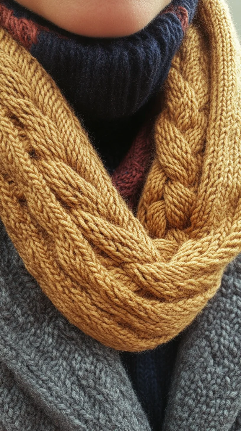 Cozy Elegance: Master the Art of Chunky Knitted Scarves this Season