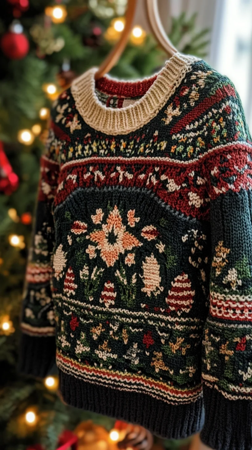 Cozy Elegance: The Perfect Festive Sweater for Every Gathering