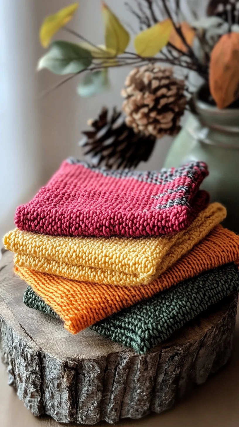 Cozy Fall Vibes: Embrace Textured Knit Decor for Your Home