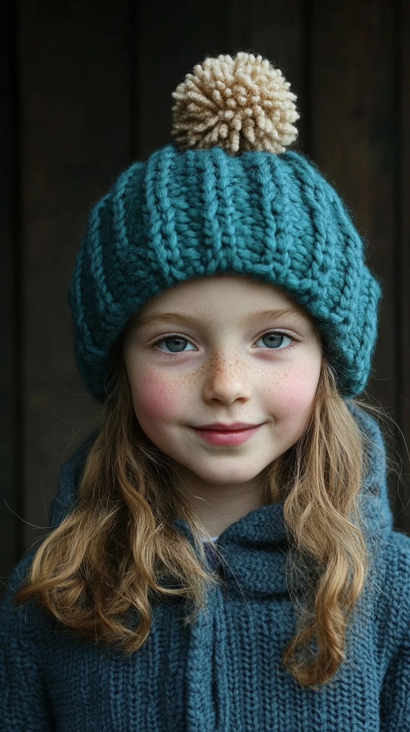 Cozy Knit Beanie Bliss: Perfect Winter Accessory for Kids