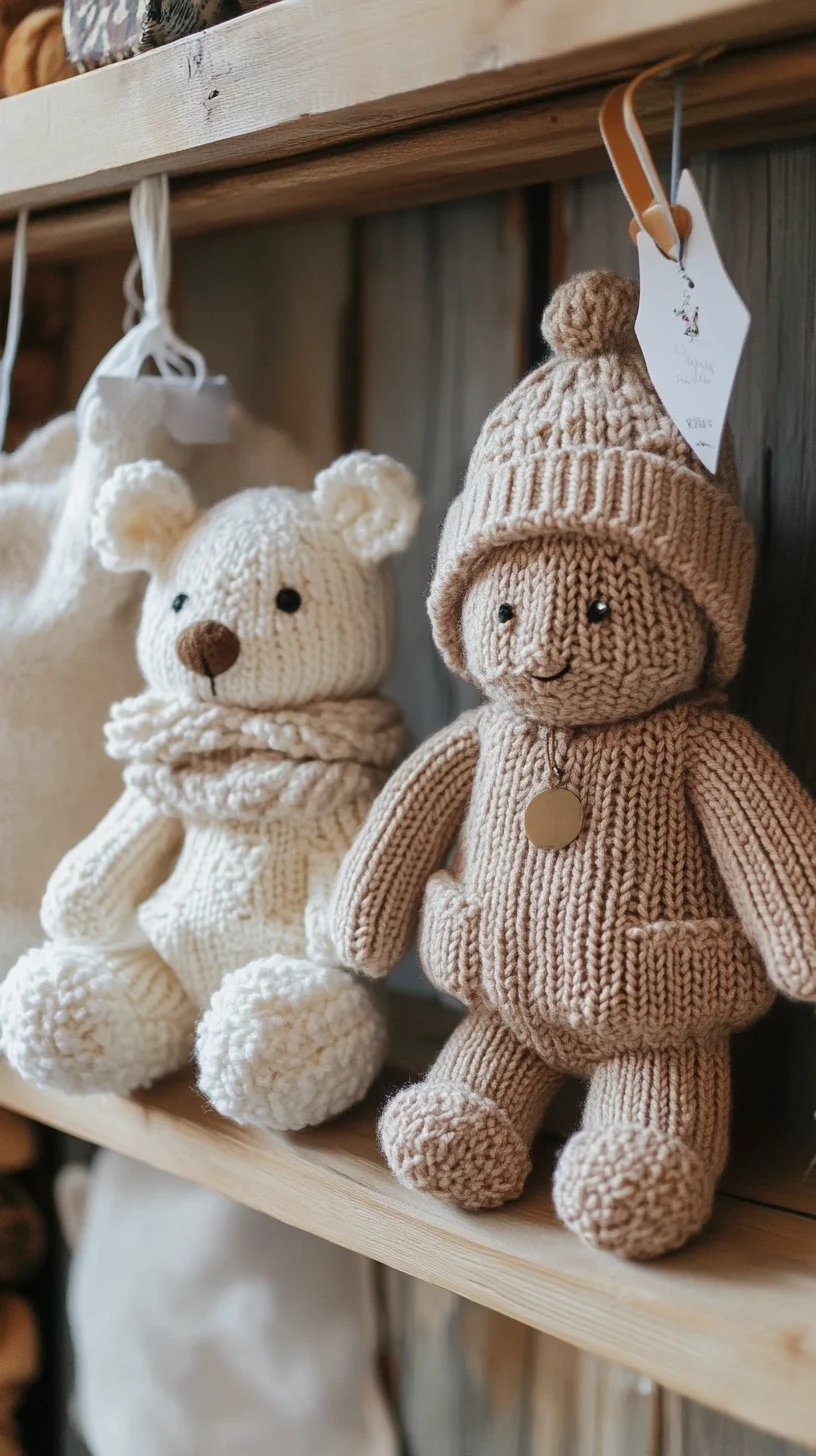 Cozy Knit Cuties: Embrace the Warmth of Handmade Cuddly Companions