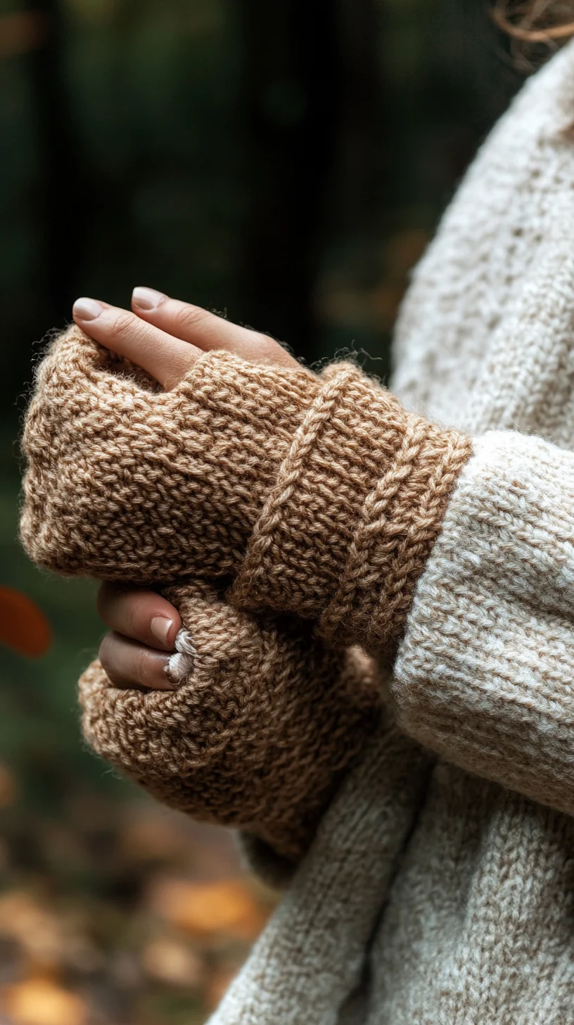 Cozy Knit Fingerless Gloves: The Perfect Blend of Warmth and Style