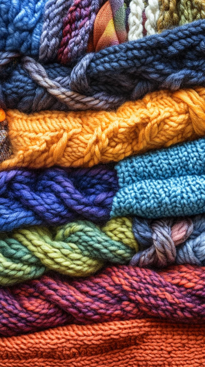 Cozy Knit Textures: Embrace the Warmth of Winter with Colorful Styles