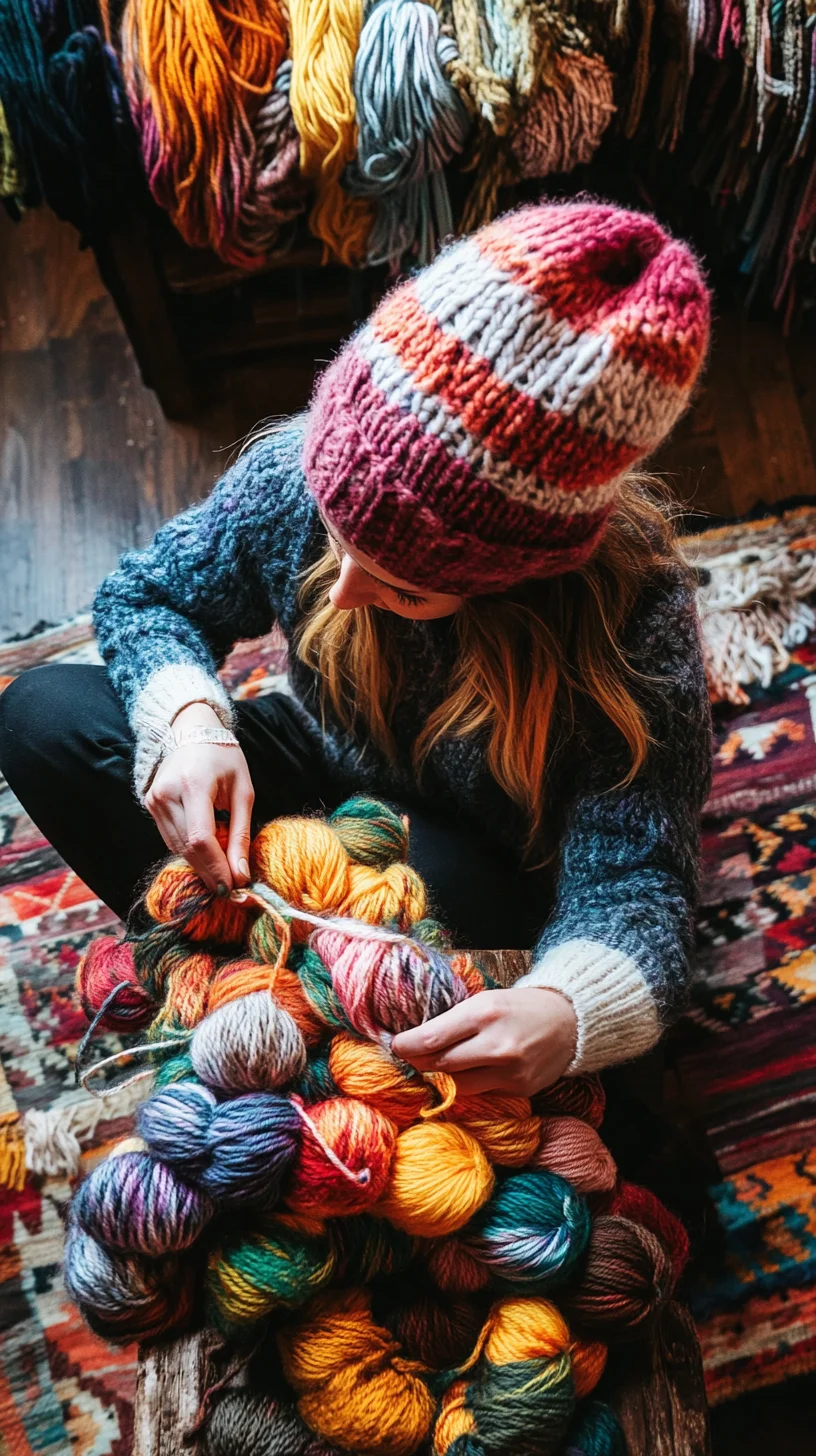 Cozy Knit Vibes: Embrace the Warmth and Color of Textured Yarn Styles