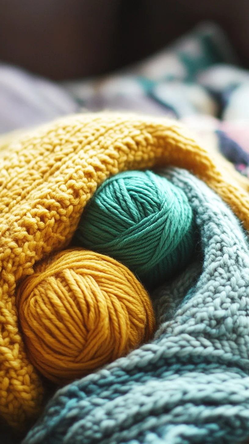 Cozy Knits: Embrace the Warmth of Yarn Colors for a Homey Vibe