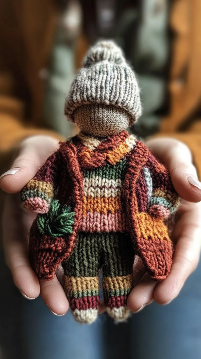 Cozy Knits: Embrace Whimsical Charm with Handcrafted Knitted Dolls