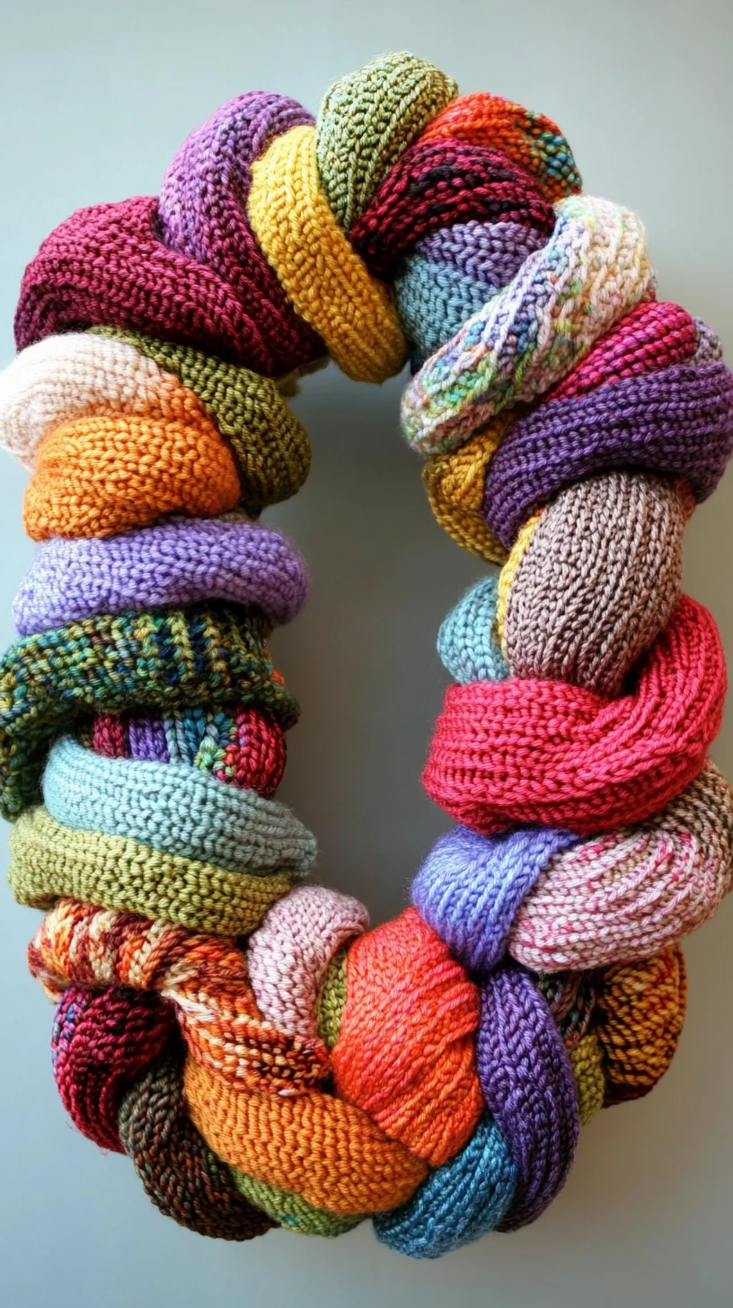 Cozy Knitted Accessories: Elevate Your Style with Colorful Texture