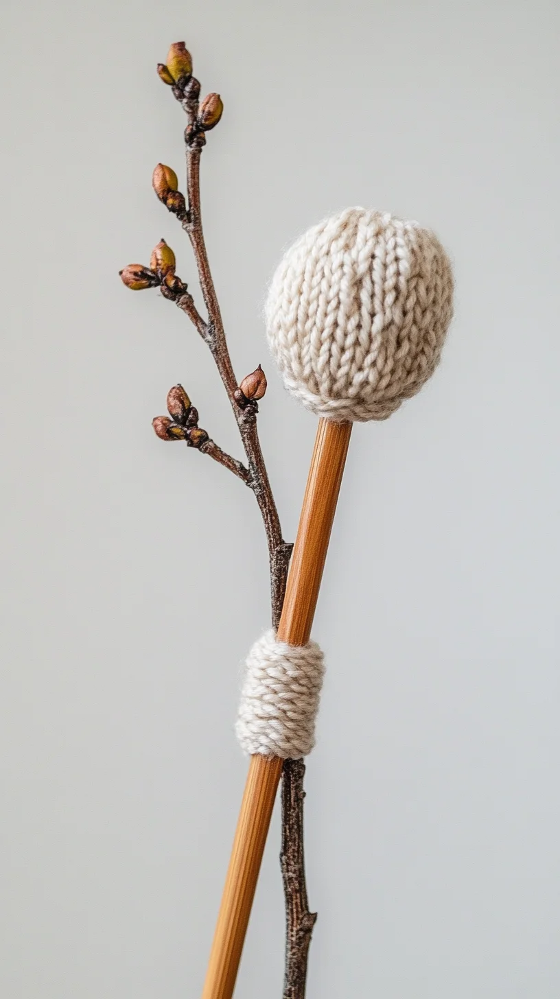 Cozy Knitted Decor: Embrace Nature with a Textured Twist