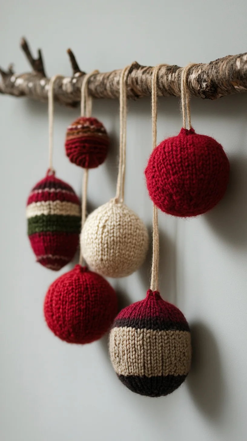 Cozy Knitted Ornaments: Warm Up Your Home for the Holidays