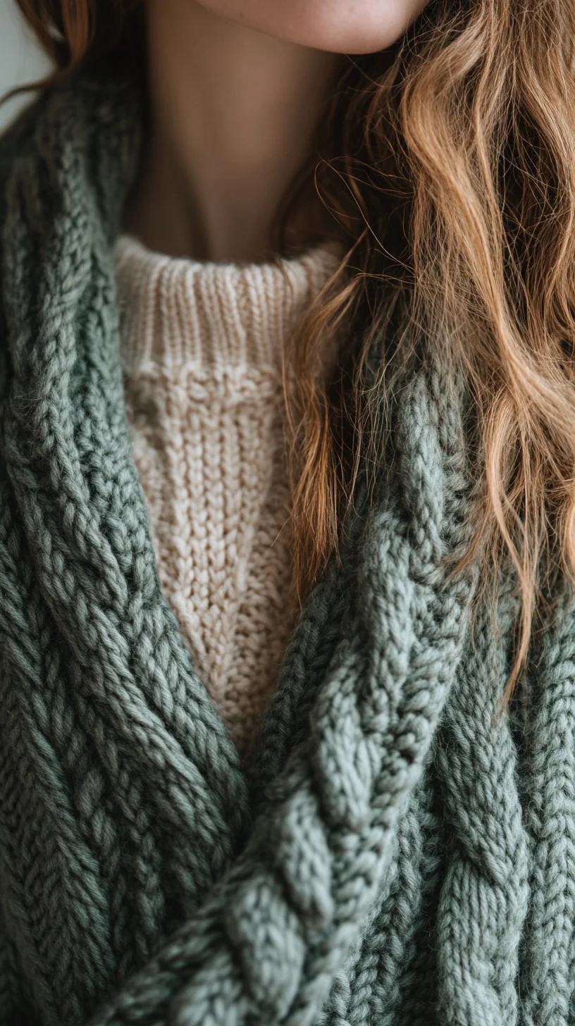 Cozy Knitwear and Effortlessly Chic Waves: Your Go-To Winter Style