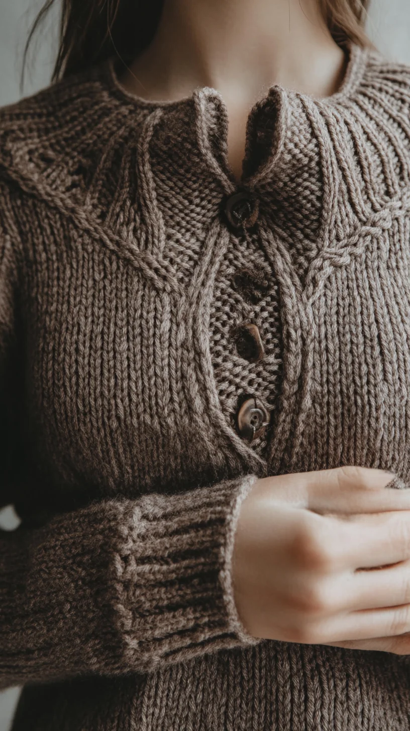 Cozy Knitwear: Elevate Your Style with Timeless Textures and Earthy Tones