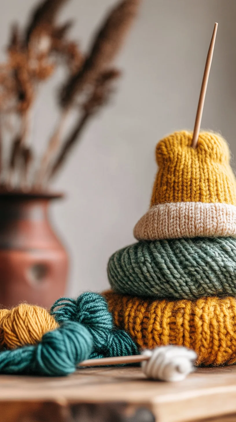 Cozy Knitwear: Elevate Your Style with Trendy Textured Hats and Yarn