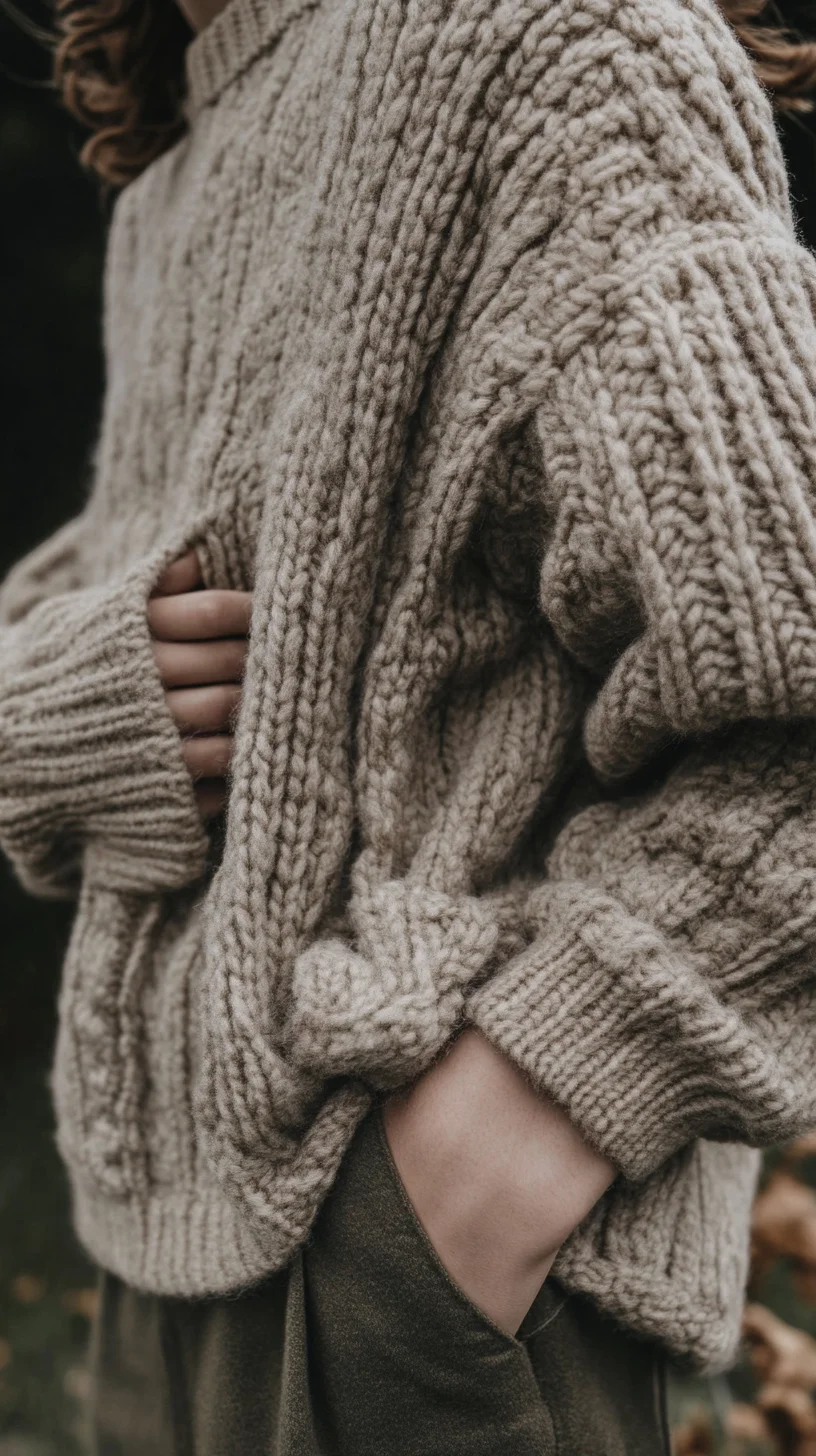 Cozy Knitwear: Embrace Comfort with Chunky Textures This Season