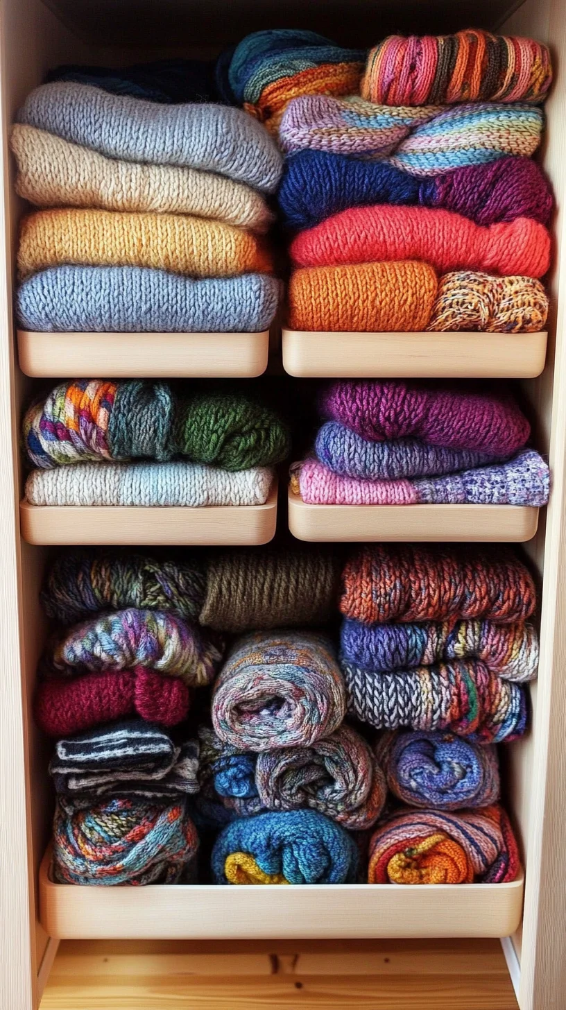 Cozy Knitwear Organization: Stylish Storage for Your Winter Wardrobe