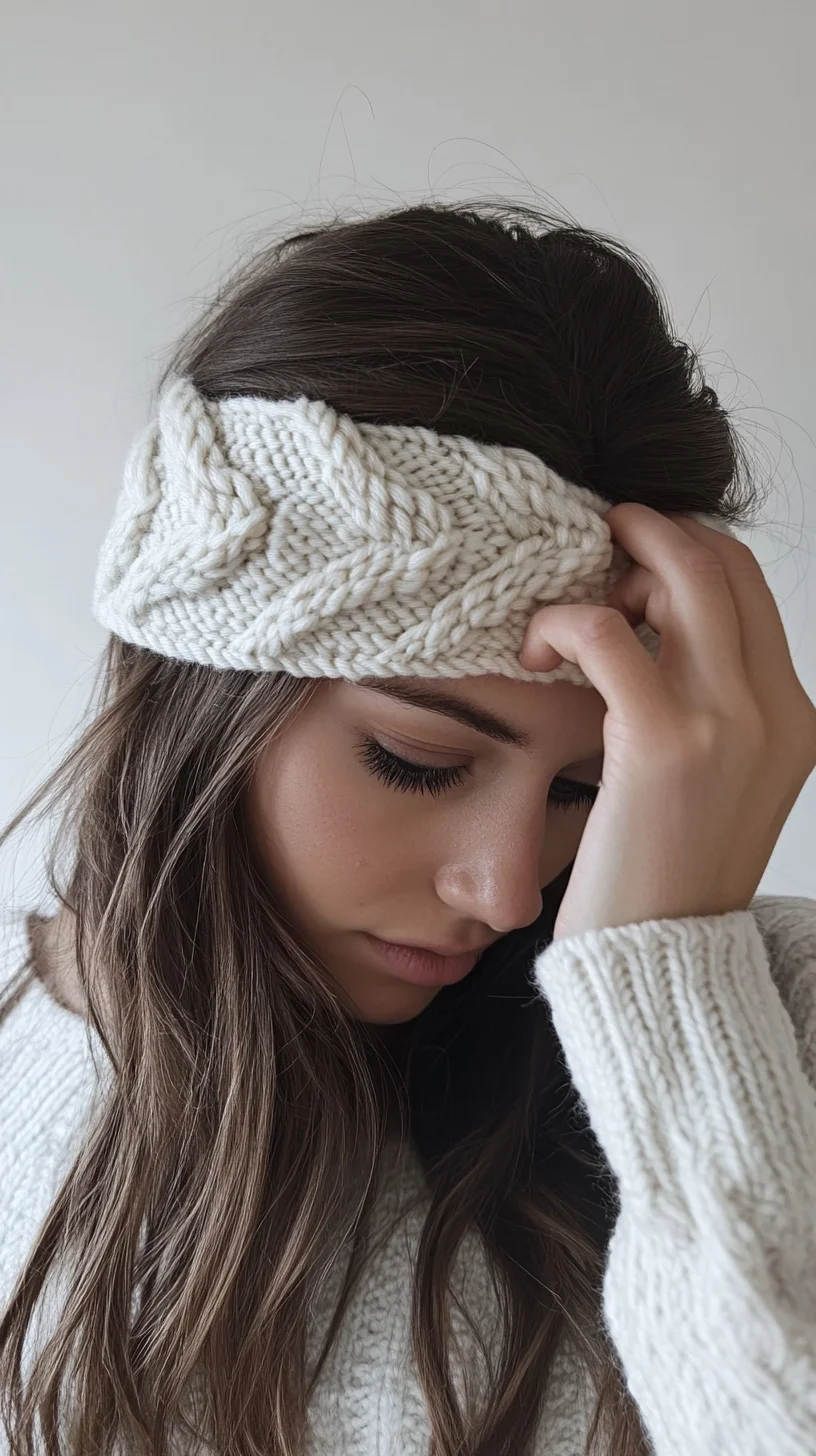 Cozy Luxe: The Must-Have Knitted Headband for Effortless Winter Style