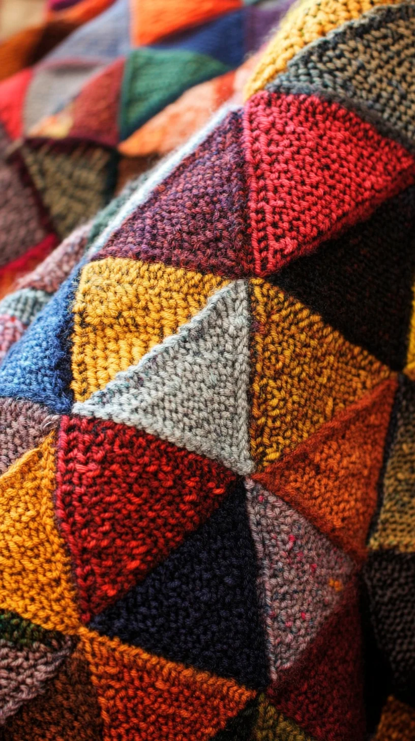 Cozy Quilted Textures: Elevate Your Space with Colorful Patchwork Chic