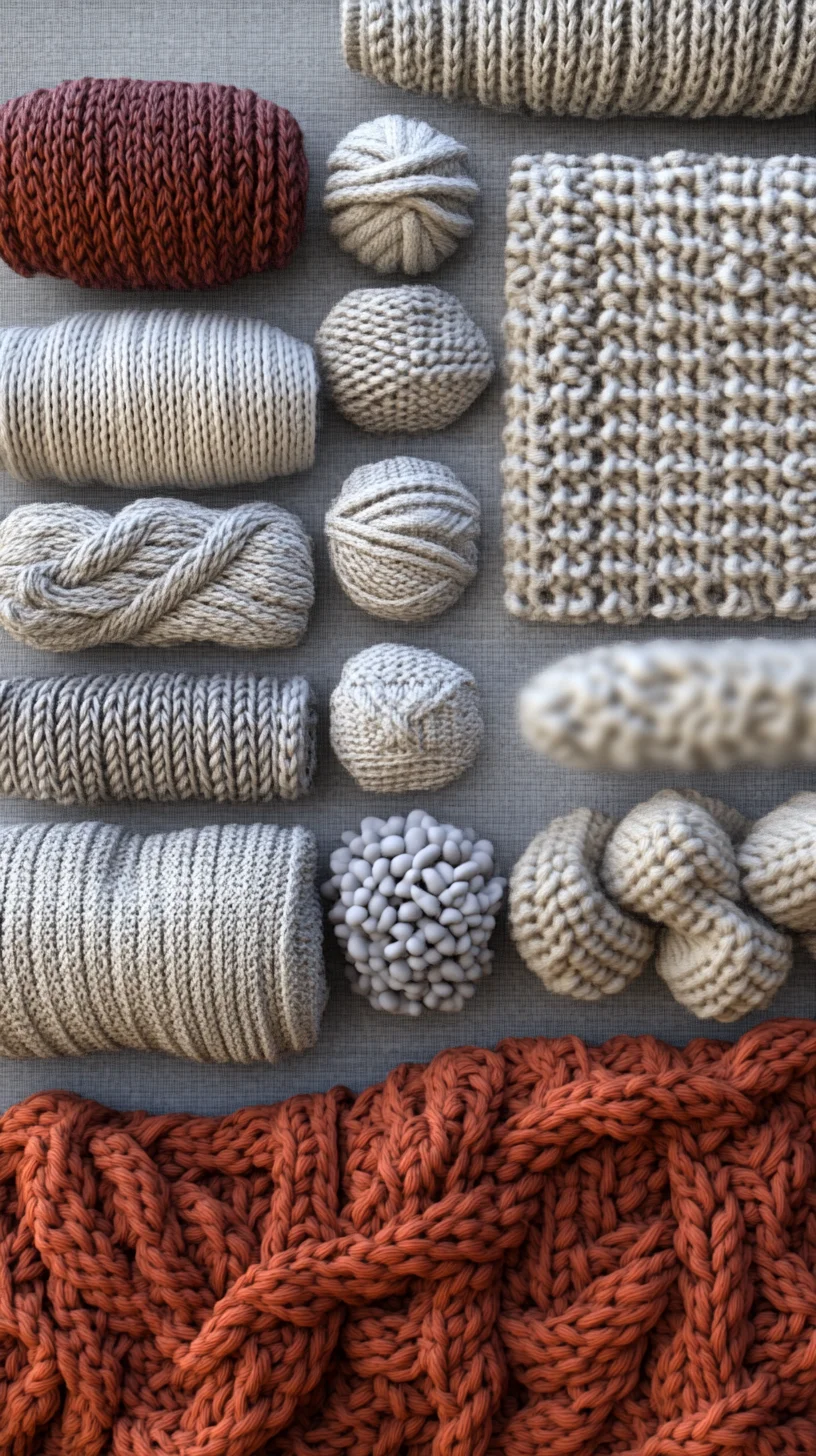 Cozy Textures: Elevate Your Space with Warm Knitted Decor